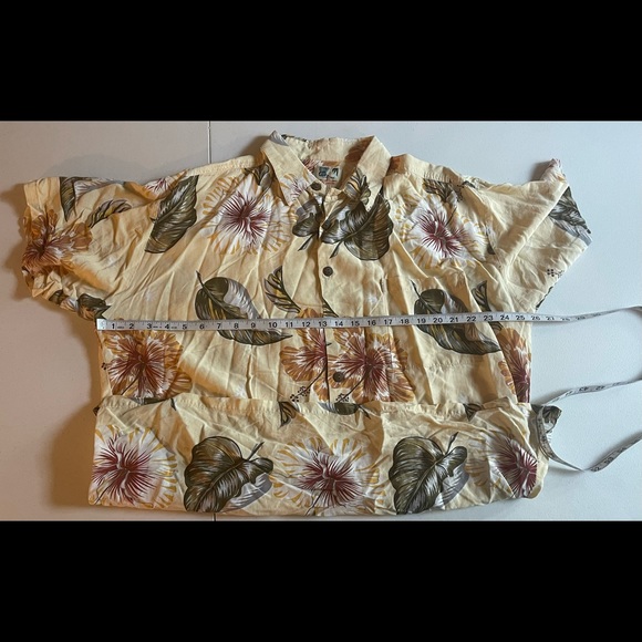 John Severson Kahala Men’s Hawaiian shirt Button Front Stained Size XL Rayon - Picture 9 of 11